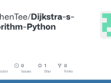 Github Yuchentee Dijkstra S Algorithm Python