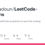 GitHub - SaraSaadoun/LeetCode-Solutions: Collection Of LeetCode ...