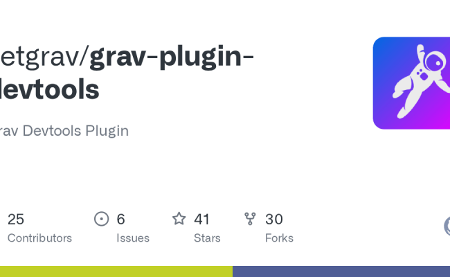GitHub - Getgrav/grav-plugin-devtools: Grav Devtools Plugin