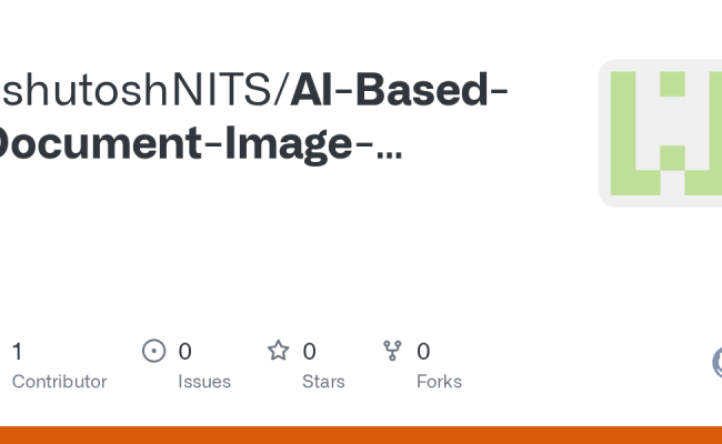 GitHub - AshutoshNITS/AI-Based-Document-Image-Processing-Using-OCR
