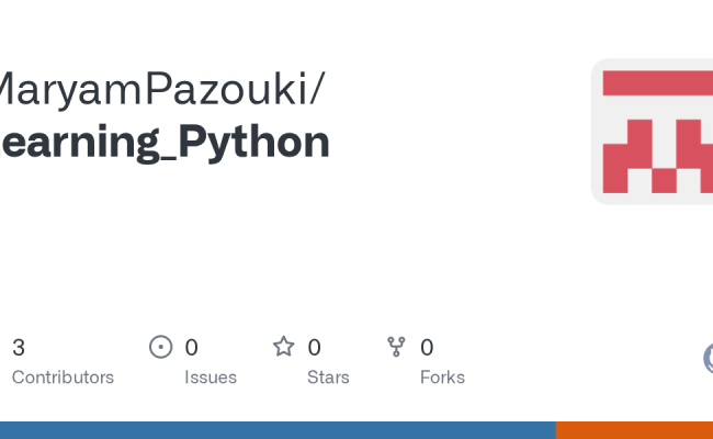 GitHub - MaryamPazouki/Learning_Python