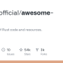 GitHub - Rust-unofficial/awesome-rust: A Curated List Of Rust Code And ...