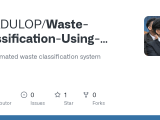 Github Pradulop Waste Classification Using Computer Vision An