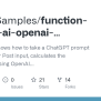 GitHub - Azure-Samples/function-python-ai-openai-chatgpt: This Sample ...