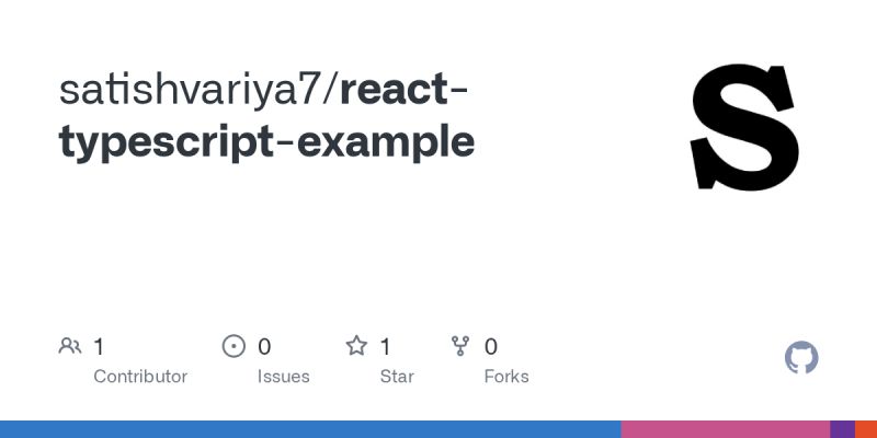 Github Reactjsexample React Typescript Example React Typescript Example Reactjs Typescript - Premium Abstract Wallpaper Gallery - High Resolution