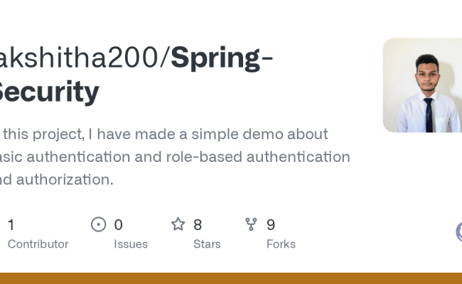 GitHub - Lakshitha200/Spring-Security: In This Project, I Have Made A ...