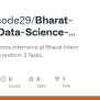 GitHub - Pranavcode29/Bharat-Intern-Data-Science-Internship: It Is A ...