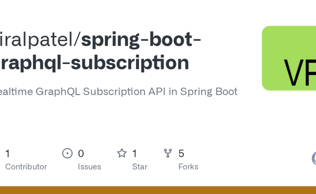 GitHub - Viralpatel/spring-boot-graphql-subscription: Realtime GraphQL Subscription API In ...