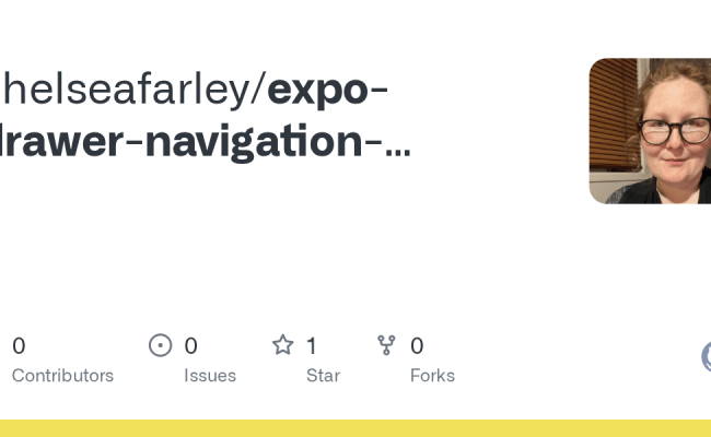 GitHub - Chelseafarley/expo-drawer-navigation-example