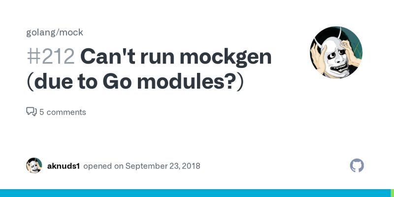 Mockgen Support Generating Mock For Interfaces With Generics Issue 621 Golang Mock Github - Download High Quality Minimal Illustration | Full HD