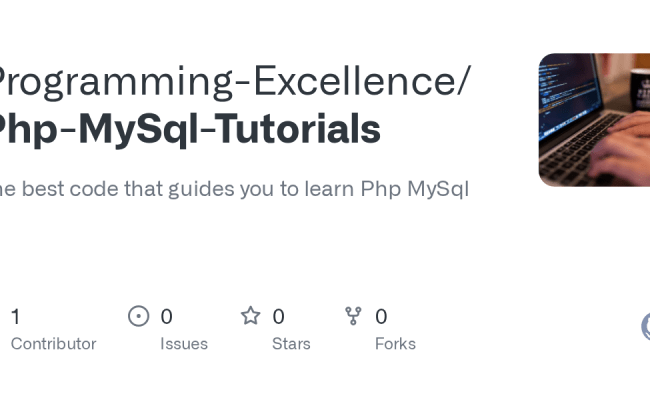 GitHub - Programming-Excellence/Php-MySql-Tutorials: The Best Code That ...