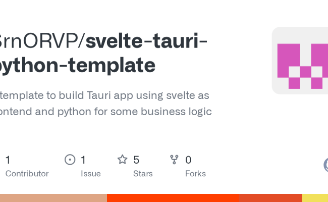 Issues · SrnORVP/svelte-tauri-python-template · GitHub