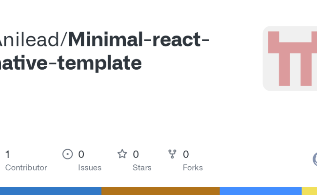 GitHub - Anilead/Minimal-react-native-template