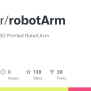 GitHub - Ftobler/robotArm: Software For A 3D Printed Robot Arm