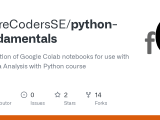 Github Futurecodersse Python Fundamentals A Collection Of Google