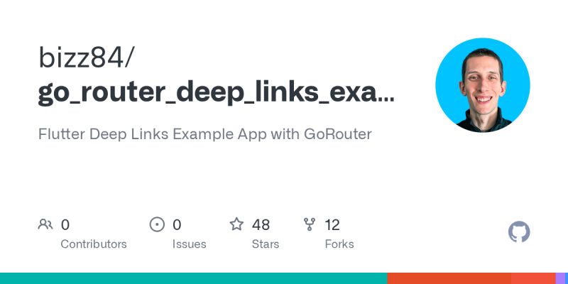 Github Bizz84 Go Router Deep Links Example Flutter Deep Links - Mobile Geometric Arts for Desktop