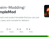 Github Valheim Modding Examplemod An Example Mod Project Template