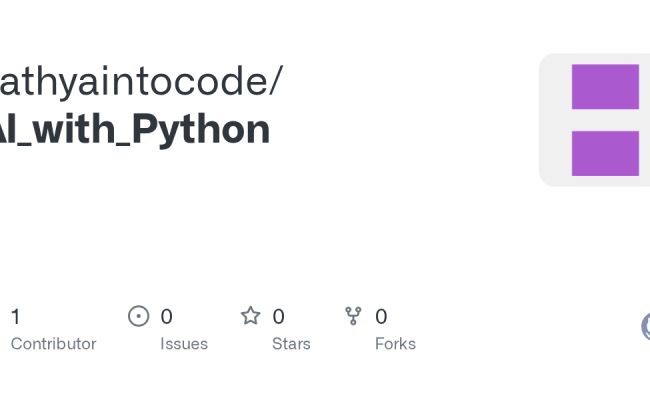 GitHub - Sathyaintocode/AI_with_Python