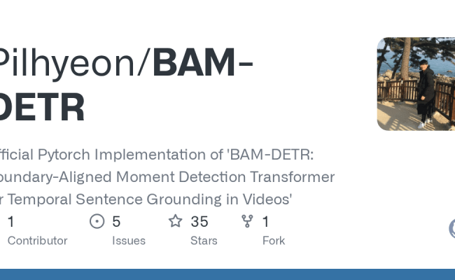 GitHub - Pilhyeon/BAM-DETR: Official Pytorch Implementation Of 'BAM ...