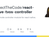 Github Respectthecode React Native Tvos Controller Tvos Remote