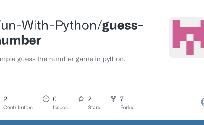 GitHub - Fun-With-Python/guess-number: Simple Guess The Number Game In ...