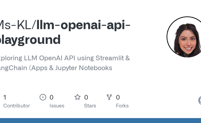 GitHub - Ms-KL/llm-openai-api-playground: Exploring LLM OpenAI API ...