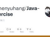 Github Kchenyuhang Java Exercise Java编程练习