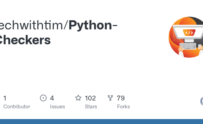 GitHub - Techwithtim/Python-Checkers