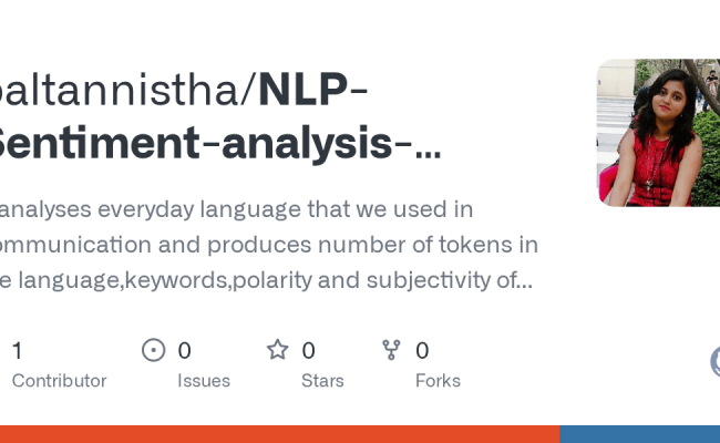 GitHub - Paltannistha/NLP-Sentiment-analysis-using-flask-master: It Analyses Everyday Language ...