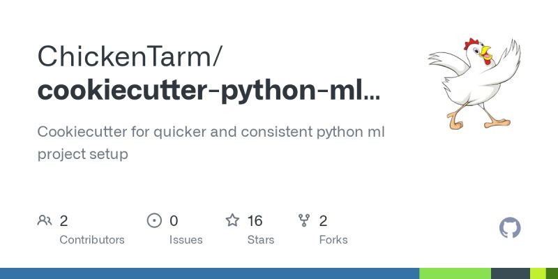 Github Chickentarm Cookiecutter Python Ml Project Cookiecutter For Quicker And Consistent - Elegant Gradient Wallpaper - Retina
