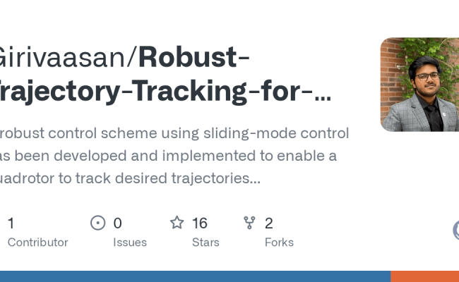 GitHub - Girivaasan/Robust-Trajectory-Tracking-for-Quadrotor-UAVs-using ...