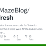 GitHub - CodeMazeBlog/codefresh: This Repo Contains The Source Code For ...