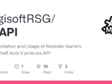 Github Bugisoftrsg Scapi Documentation And Usage Of Rockstar Game S