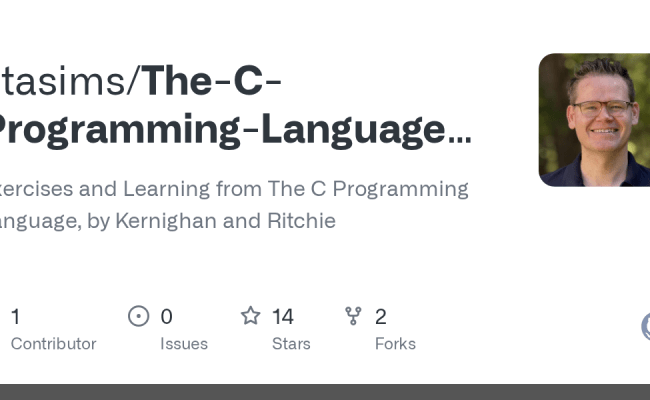 GitHub - Ctasims/The-C-Programming-Language--Kernighan-and-Ritchie ...