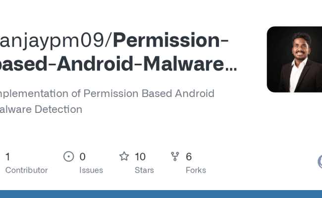GitHub - Sanjaypm09/Permission-based-Android-Malware-Detection ...