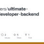 GitHub - Catnippers/ultimate-stack-developer-backend