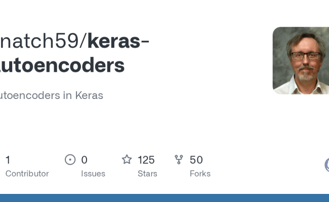 GitHub - Snatch59/keras-autoencoders: Autoencoders In Keras