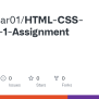GitHub - Atultomar01/HTML-CSS-Project-1-Assignment