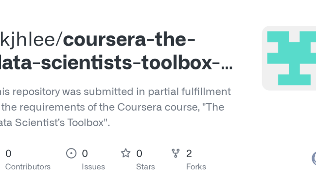 GitHub - Skjhlee/coursera-the-data-scientists-toolbox-assignment: This ...