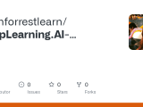Github Learnforrestlearn Deeplearning Ai Tensorflow Developer