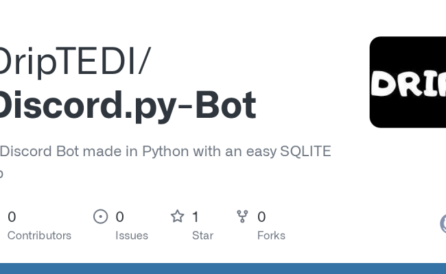 GitHub - DripTEDI/Discord.py-Bot: A Discord Bot Made In Python With An ...