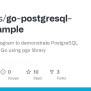 GitHub - Bijeshos/go-postgresql-pgx-example: An Example Program To ...