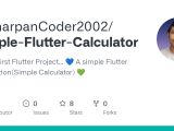 Github Samarpancoder2002 Simple Flutter Calculator рџћ My First
