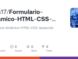 Github Rms17 Formulario Dinamico Html Css Javascript Formulario
