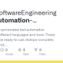 GitHub - OpenSoftwareEngineering/test-automation-templates: It Will ...