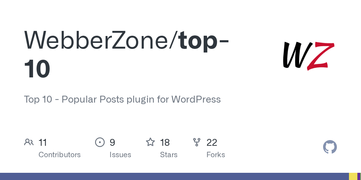 The top posts & pages widget allows you to display either your most liked posts or up to ten posts that have received the most traffic in the past 48 hours. Github Webberzone Top 10 Top 10 Popular Posts Plugin For Wordpress