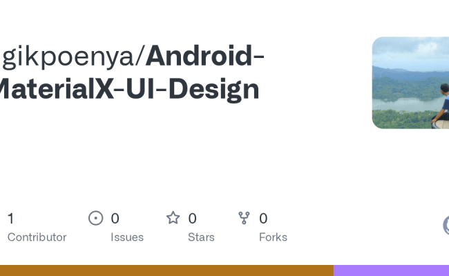 GitHub - Ugikpoenya/Android-MaterialX-UI-Design