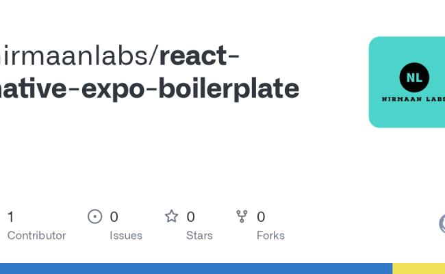 GitHub - Nirmaanlabs/react-native-expo-boilerplate