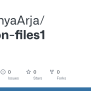 GitHub - SandhyaArja/python-files1