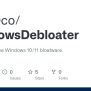 GitHub - TCNOco/WindowsDebloater: Script To Remove Windows 10/11 Bloatware.